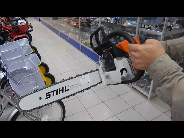 Как правильно завести бензопилу Stihl