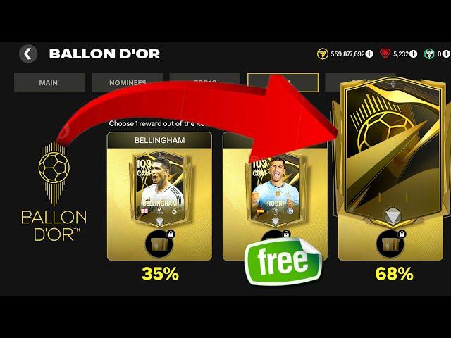 Ballon D'or Event In FC Mobile 25