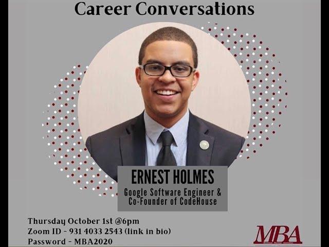 Career Conversation with CodeHouse Founder Ernest Holmes