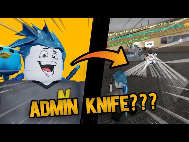 Getting ADMIN KNIFE In Roblox KAT!!