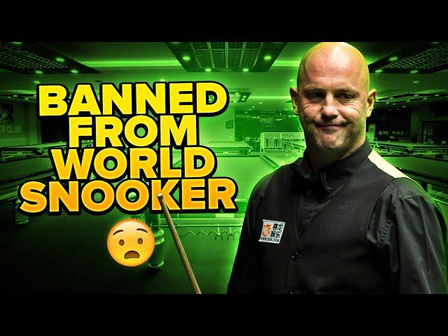 Mark King BANNED from World Snooker (Footage of the shots missed during his 4-0 loss to Joe Perry)