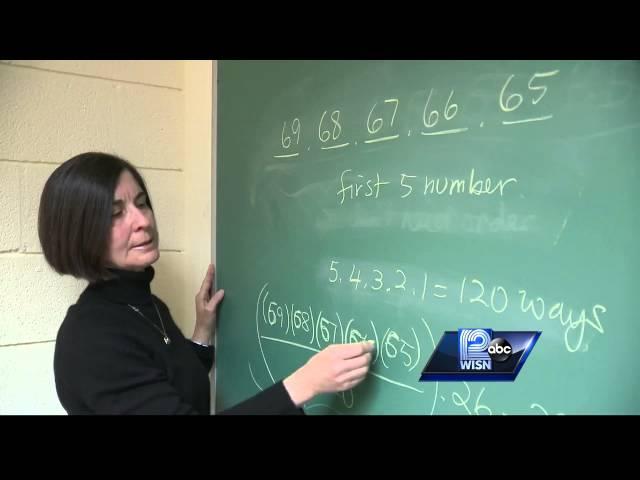 Math teacher explains odds of winning Powerball