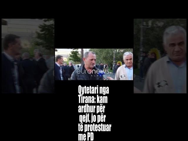 Qytetari nga Tirana: kam ardhur për qejf, jo për të protestuar me PD