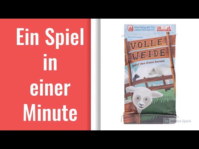 Volle Weide (Nürnberger Spielkartenverlag) in 60 Sekunden