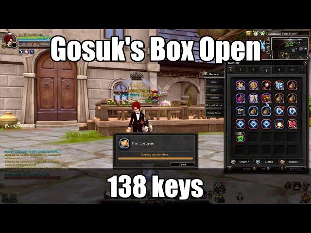 138 Gosuk's Ambitious Box Open - Dragon Nest SEA