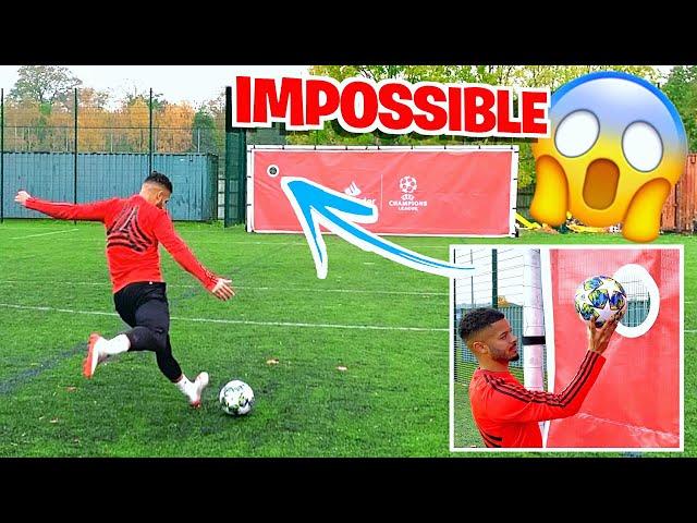 IMPOSSIBLE HOLE IN THE GOAL CHALLENGE! ️