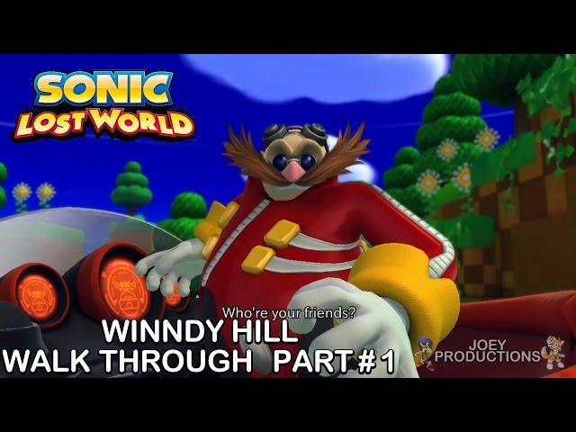 Sonic Lost World - PC - Windy Hill - WalkThrough Part #1