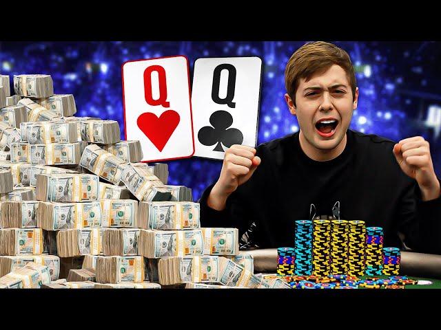 Chip Leader At A $700,000 Poker Tournament!