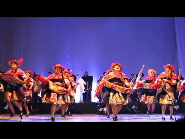 Elenco Nacional de Folclore del Perú  "Orgullo"  Huaylarsh de Carnaval (Junín) 2014