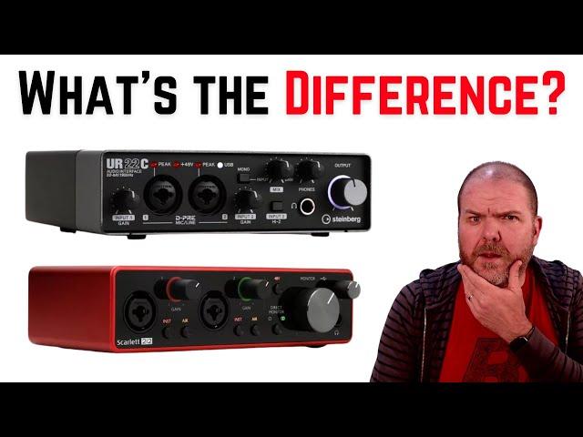 Focusrite Scarlett 2i2 vs Steinberg UR22C | What’s the difference?