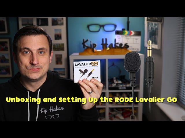 Unboxing and Setting up the RODE Lavalier GO on the RODE Wireless GO with Audio Comparisons