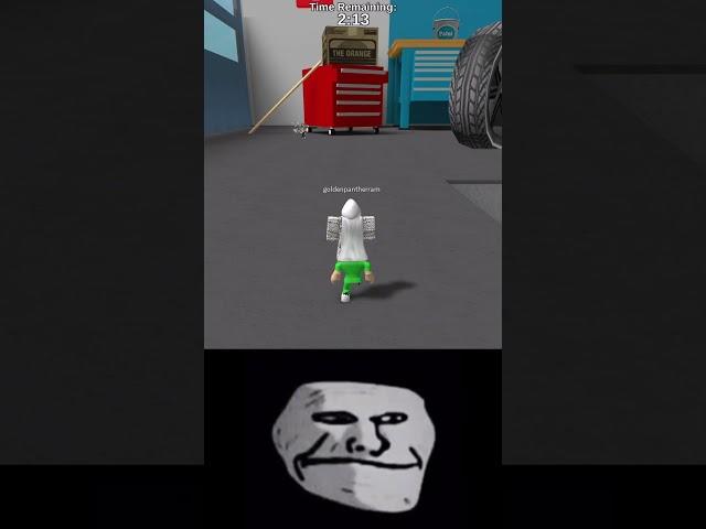 Roblox IQ Moment (Troll Face Meme) #shorts