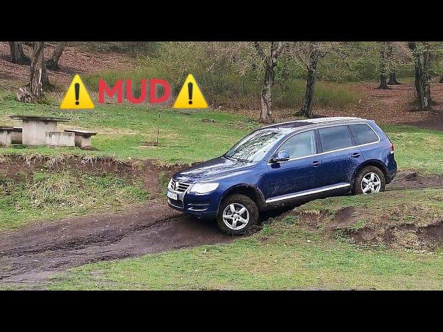 Touareg on ️General Grabber AT3️ Tyres vs. Mud (off-road fuel consumption )