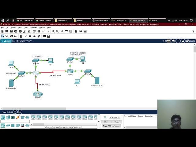 7 4 1 2 Packet Tracer   Skills Integration Challenge