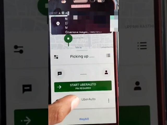 Uber driver app kaise chlaye | how to drive uber auto driver? #shorts