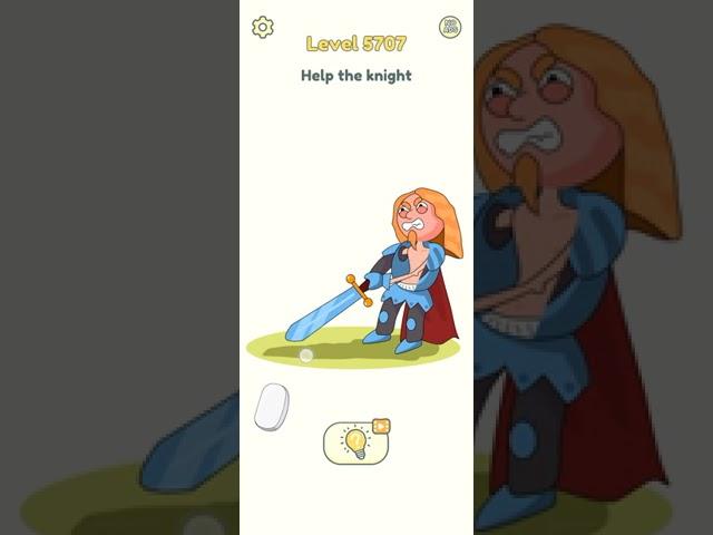 DOP 2 Gameplay Level 5707 Shorts Delete One Part Solution and Answer  Subscribe