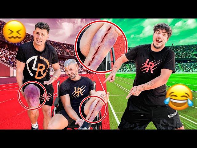 STRAIGHT LINE PARKOUR PARALYMPICS *Impossible not to laugh*