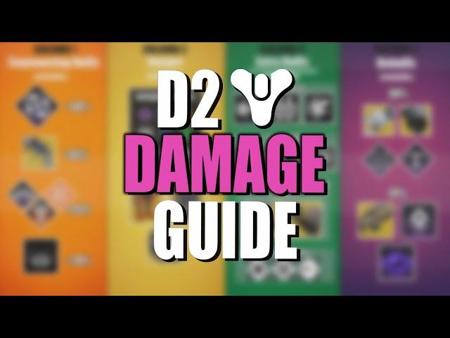 How to Deal MAX Damage in Destiny 2 (Beginner's Guide)