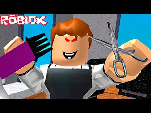 НОВЫЙ ПОБЕГ от ЗЛОГО ПАРИКМАХЕРА в ROBLOX / детский игровой летплей от КИДА #КИД