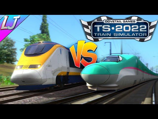 Train Simulator 2022 - Eurostar VS The Japanese Bullet Train