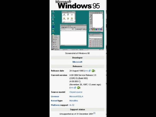 Happy (Late) Birthday Windows 95!