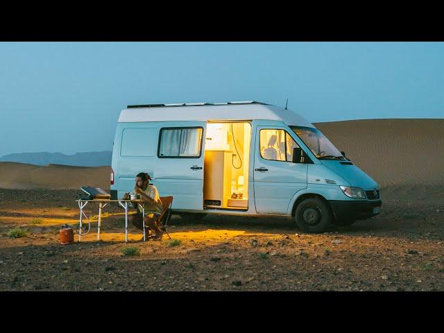 Overnight Alone in the Sahara Desert