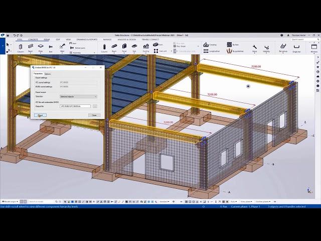 New Extension to Combine IFC 2x3 with BVBS in Tekla Structures 2021