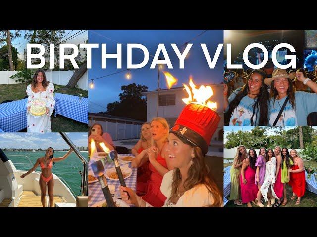 weekend in my life vlog: birthday party, boat day, and concert!