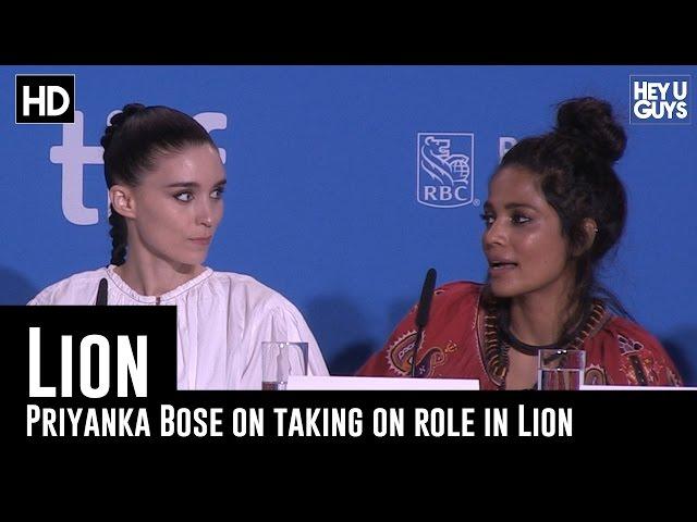 Priyanka Bose on taking the role - Lion Press Conference (TIFF 2016)