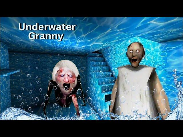 Sewer Escape in Granny Underwater Atmosphere