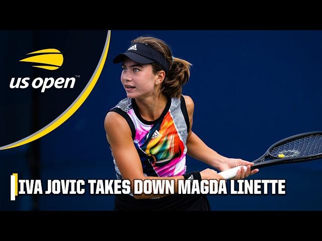 16-year old American Iva Jovic advances in US Open opening round  | 2024 US Open