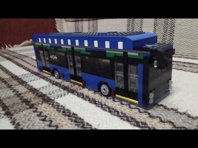 LEGO МОСКОВСКИЙ ТРАНСПОРТ #6 ЭЛЕКТРОБУС ЛИАЗ 6274 (#198)