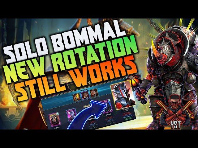 SOLO CRIMSON HELM STILL WORKS HARD BOMMAL FLOOR 90 | Raid Shadow Legends