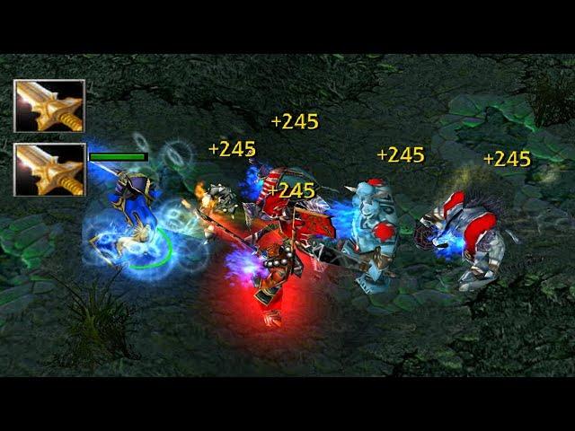 DOTA KUNKKA ONE HIT RAMPAGE: CHALLENGE COMPLETED (2 DIVINE RAPIERS + BURIZA)