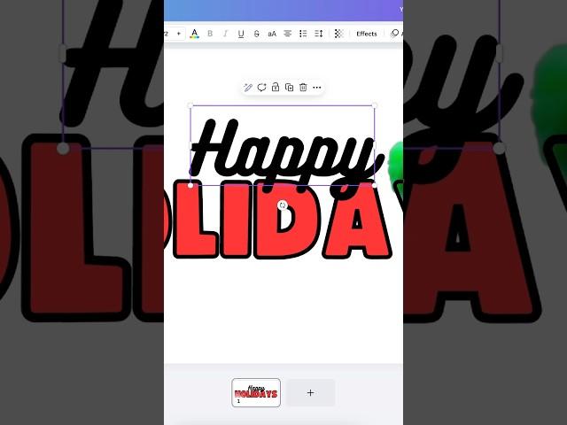 Best Text Effect in Canva #canva #presentation