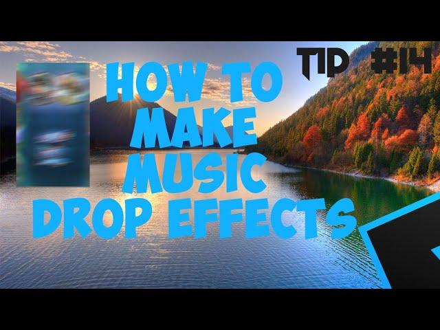 How to make music drop effects | Sony vegas 15 | Tip #14