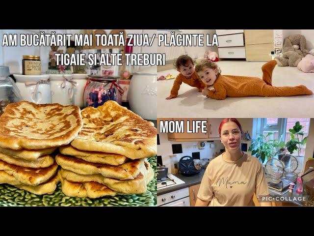 Mom life🩷 Am bucătărit toată ziua/ plăcinte la tigaie și multe treburi