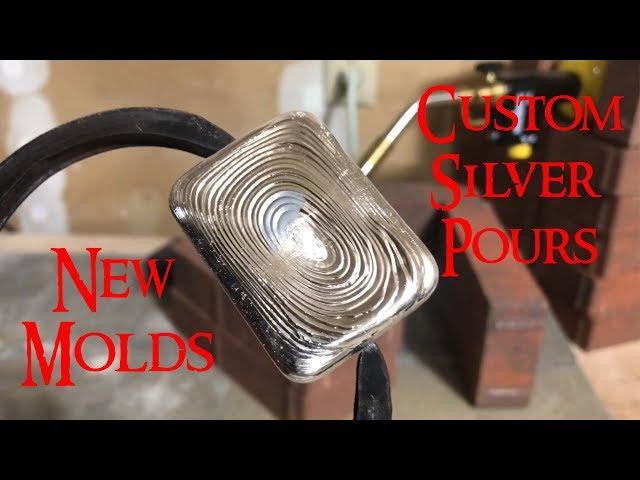 Pouring Some Custom Silver Pieces Into New Molds