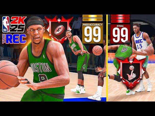 99 PASS ACCURACY + 99 STEAL POINT GUARD BUILD is OVERPOWERED in the RANDOM REC (NBA 2K25)