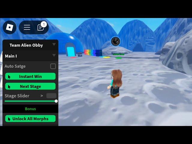 Team Alien Obby Script | Auto Stage, Instant Win, Unlock All Morphs