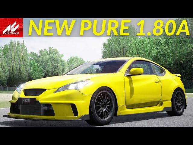 MUST HAVE New PURE Update 1.80A! - NEW Hyundai Genesis - Assetto Corsa Download Links 2023