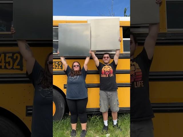 byebye windows!#skoolielife#diy#diyprojects#vanlife#skoolieconversion#buslife#busconversion#tinYhome