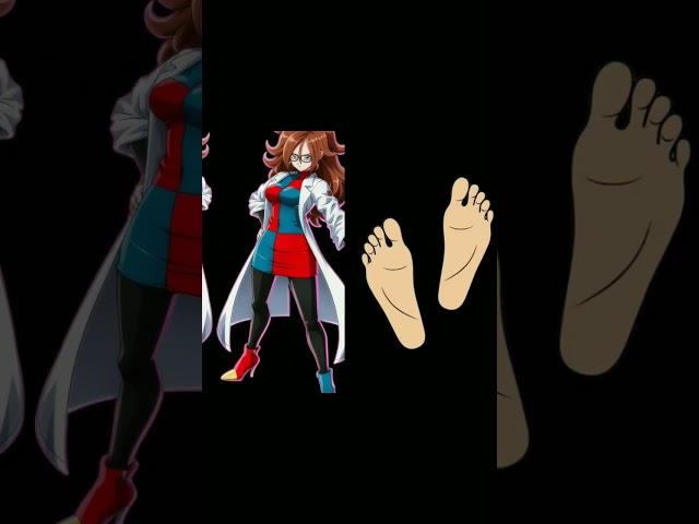 Dragonball female characters show there feet ।#shorts#youtubeshorts #goku #feet