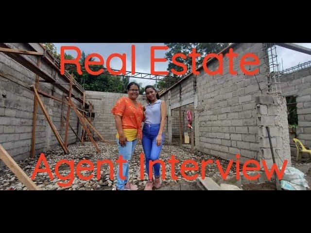 An interview with a Philippine Real Estate Agent