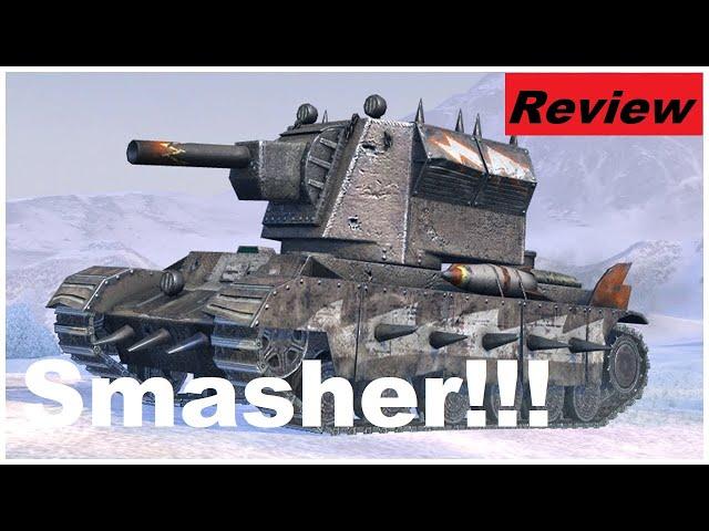 Smasher - First Impressions on the Best OP Tank in WoT Blitz! - Live Stream! World of Tanks Blitz