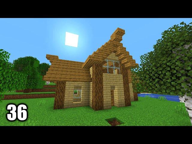 Minecraft Forest Starter House Structure Complete! | Minecraft 1.21 Chill Let's Play