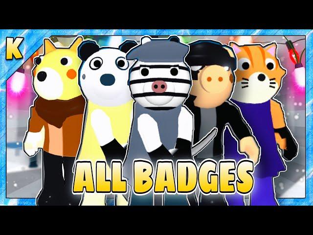 HOW TO GET ALL 20 BADGES + “TSP ZIZZY” BADGE in PIGGY ROLEPLAY 피기 롤플레이 (KOREAN) | Roblox