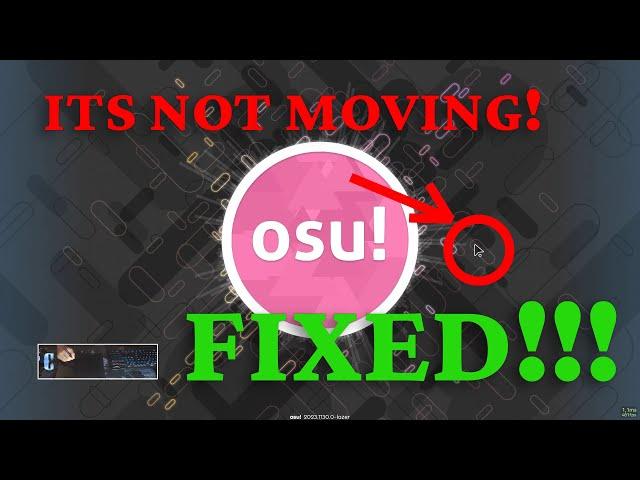 Osu!Lazer - How to fix tablet cursor glitch