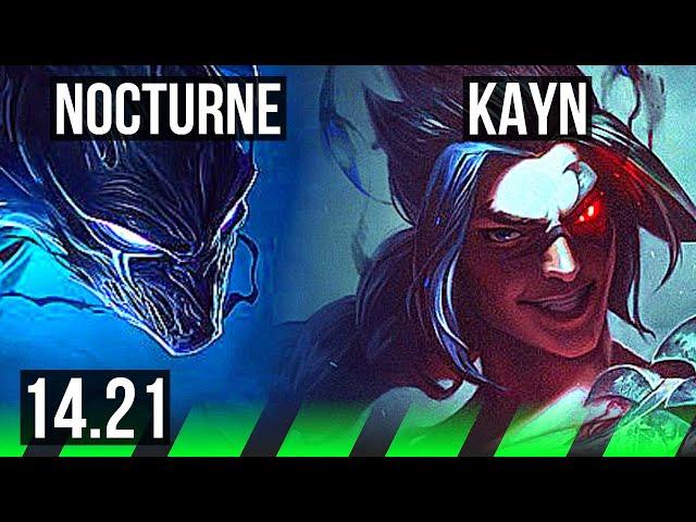 NOCTURNE vs KAYN (JGL) | 6/0/4, Dominating | KR Diamond | 14.21