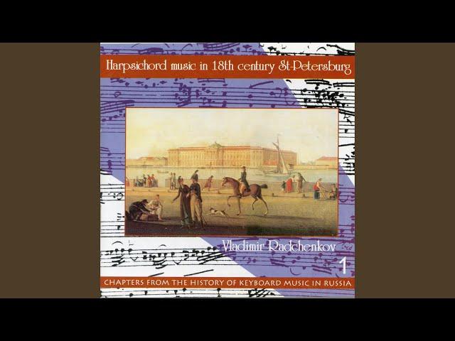 Harpsichord Sonata in A Major, Op. 1 No. 4: II. Largo